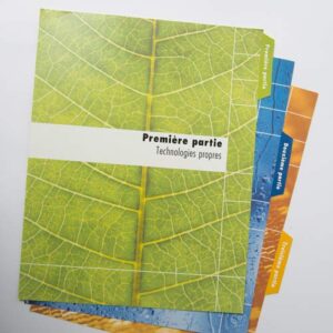 Onglets ( séparateurs de cartable) produits en photocopies couleurs sur carton. Onglets séparateurs pour cartables produits avec nos presses numériques. La qualité est similaire à celle des presses offset, pour une fraction du coût.