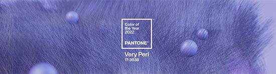 Very Peri, couleur de l'année 2022 de Pantone.